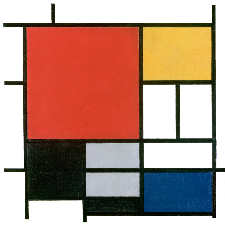 <span class="blue">Mondrian</span> <br><span class="smaller">100 Years</span>